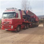 Transport jaw crusher